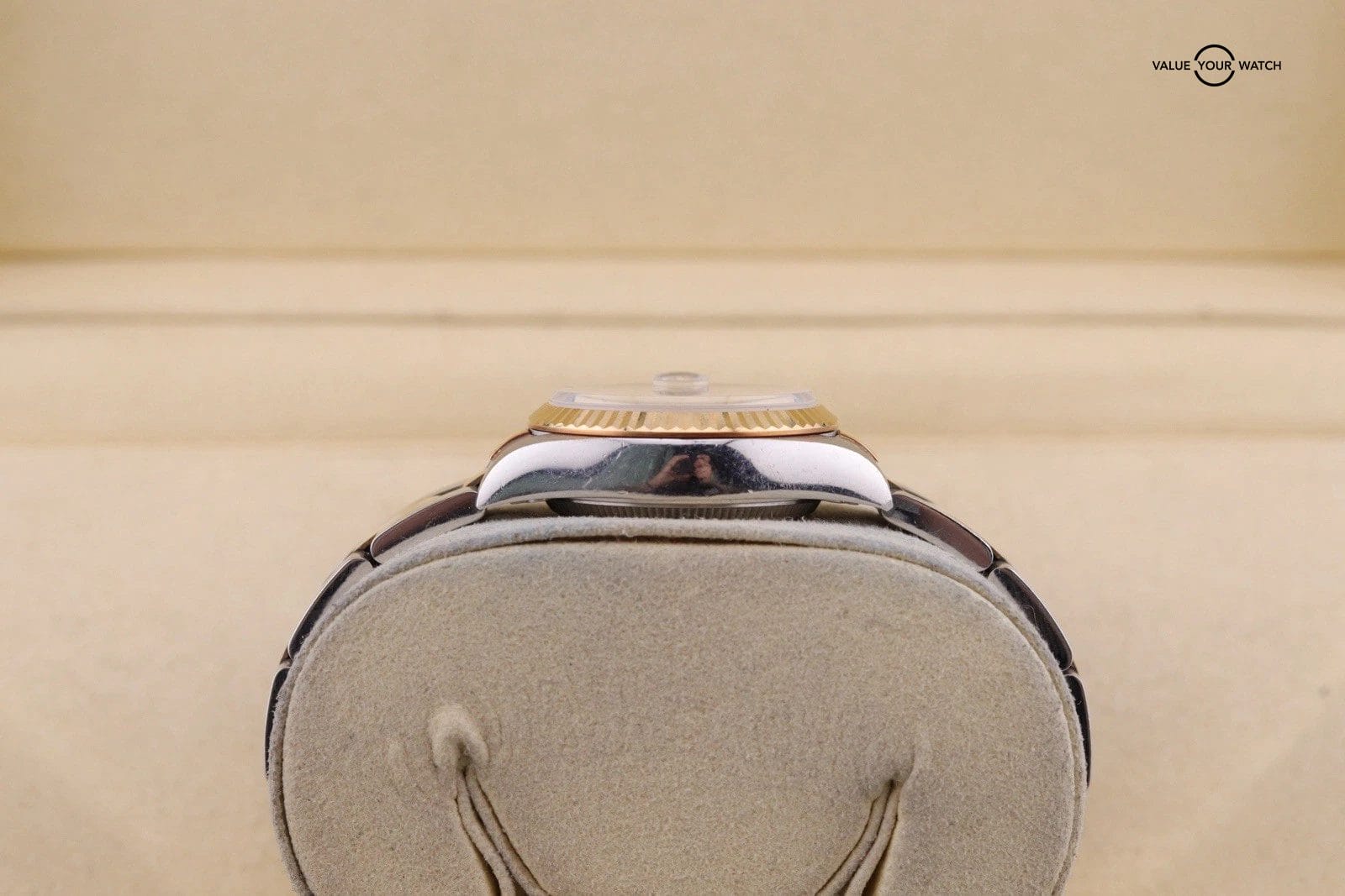 Rolex Lady-Datejust 69173 Gold and Silver Jubilee Bracelet with Gold Bezel - Image 13