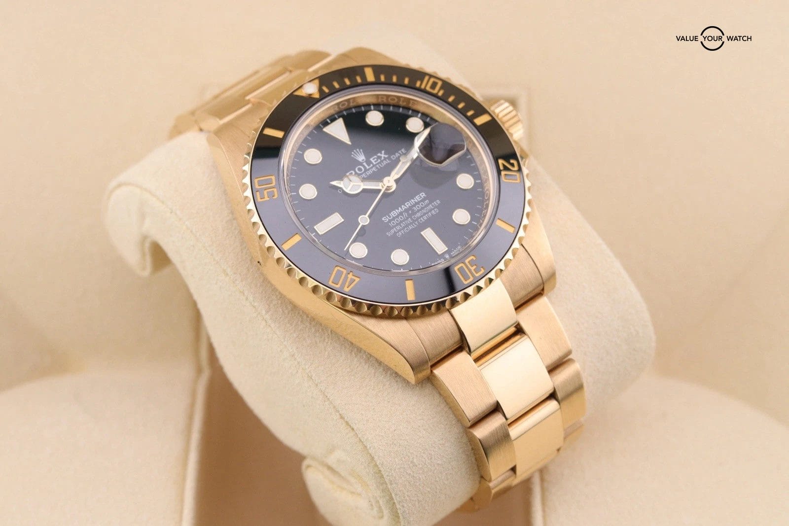 Rolex Submariner 18k Yellow Gold 41mm Automatic Men’s Watch 126618LN 2022 - Image 3