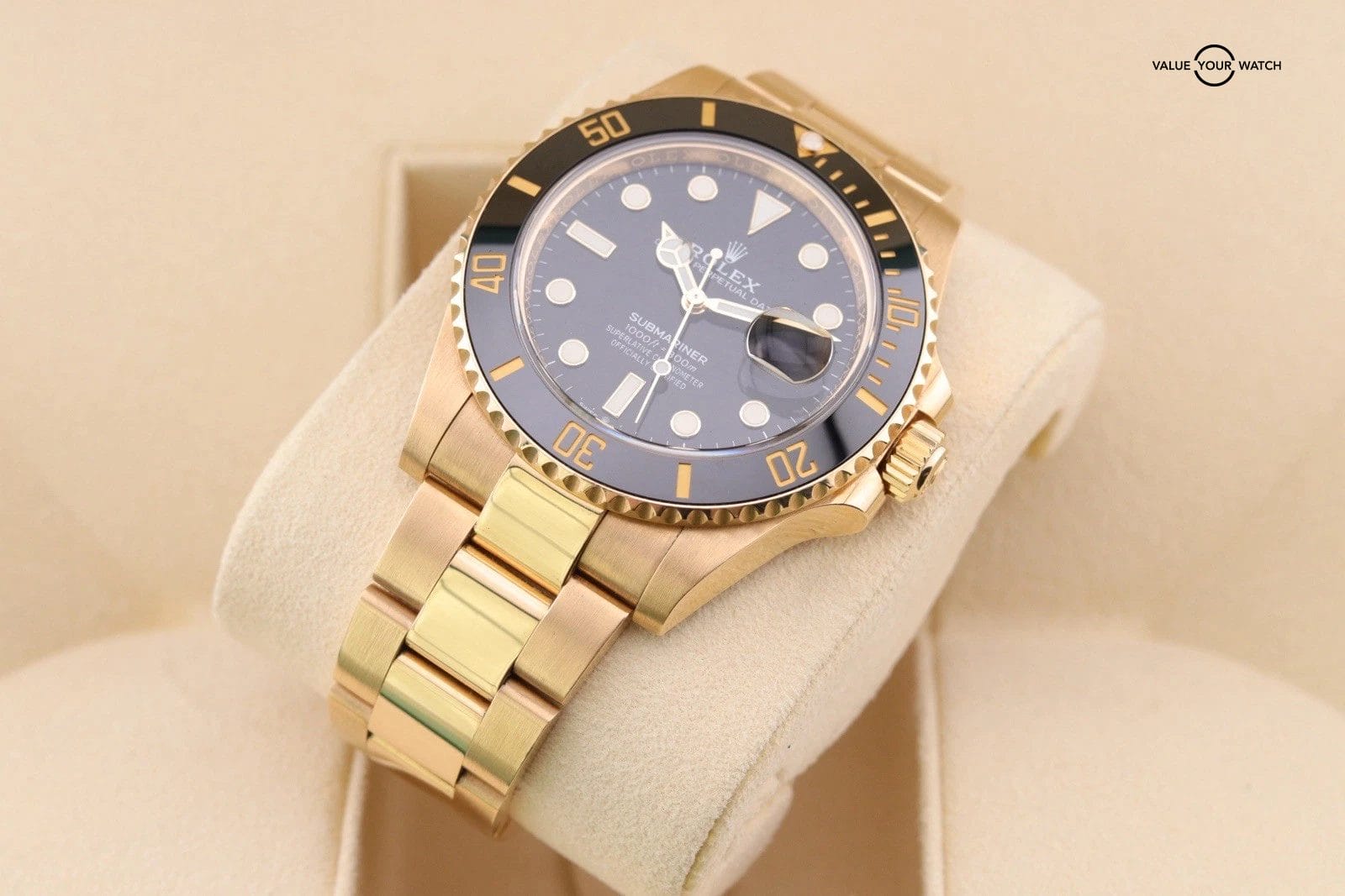 Rolex Submariner 18k Yellow Gold 41mm Automatic Men’s Watch 126618LN 2022 - Image 4