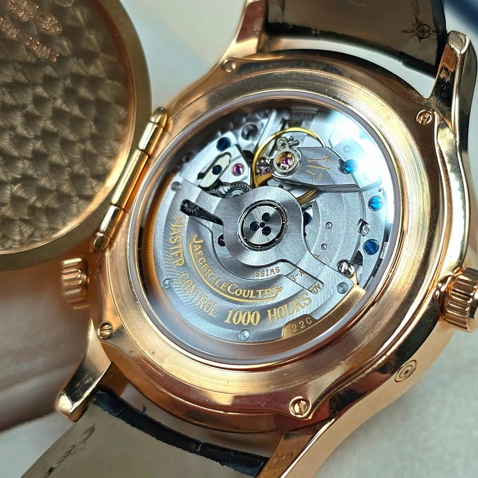 Jaeger LeCoultre Master Control Geographic World Timer in 38mm 18k Gold full set - Image 3