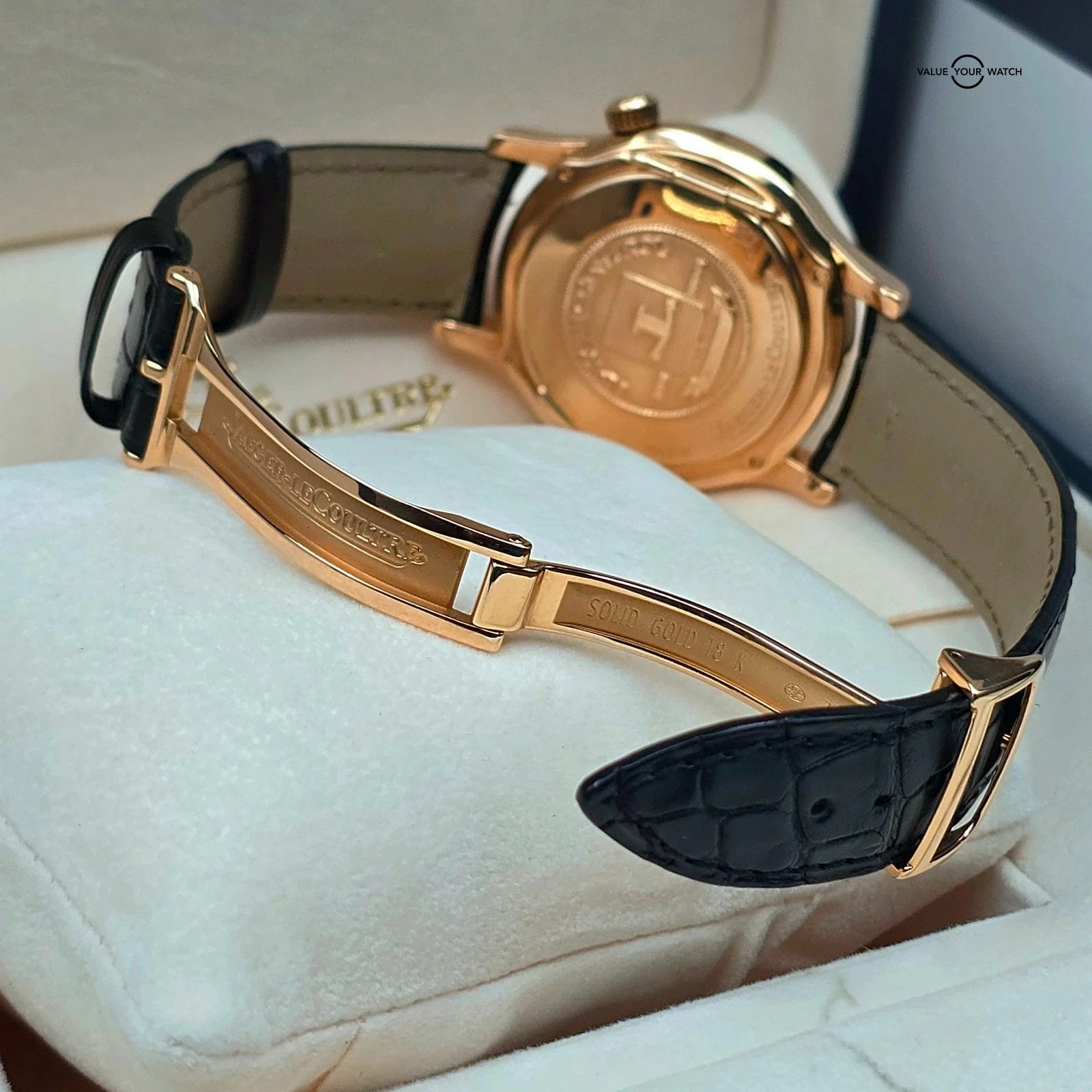 Jaeger LeCoultre Master Control Geographic World Timer in 38mm 18k Gold full set - Image 6