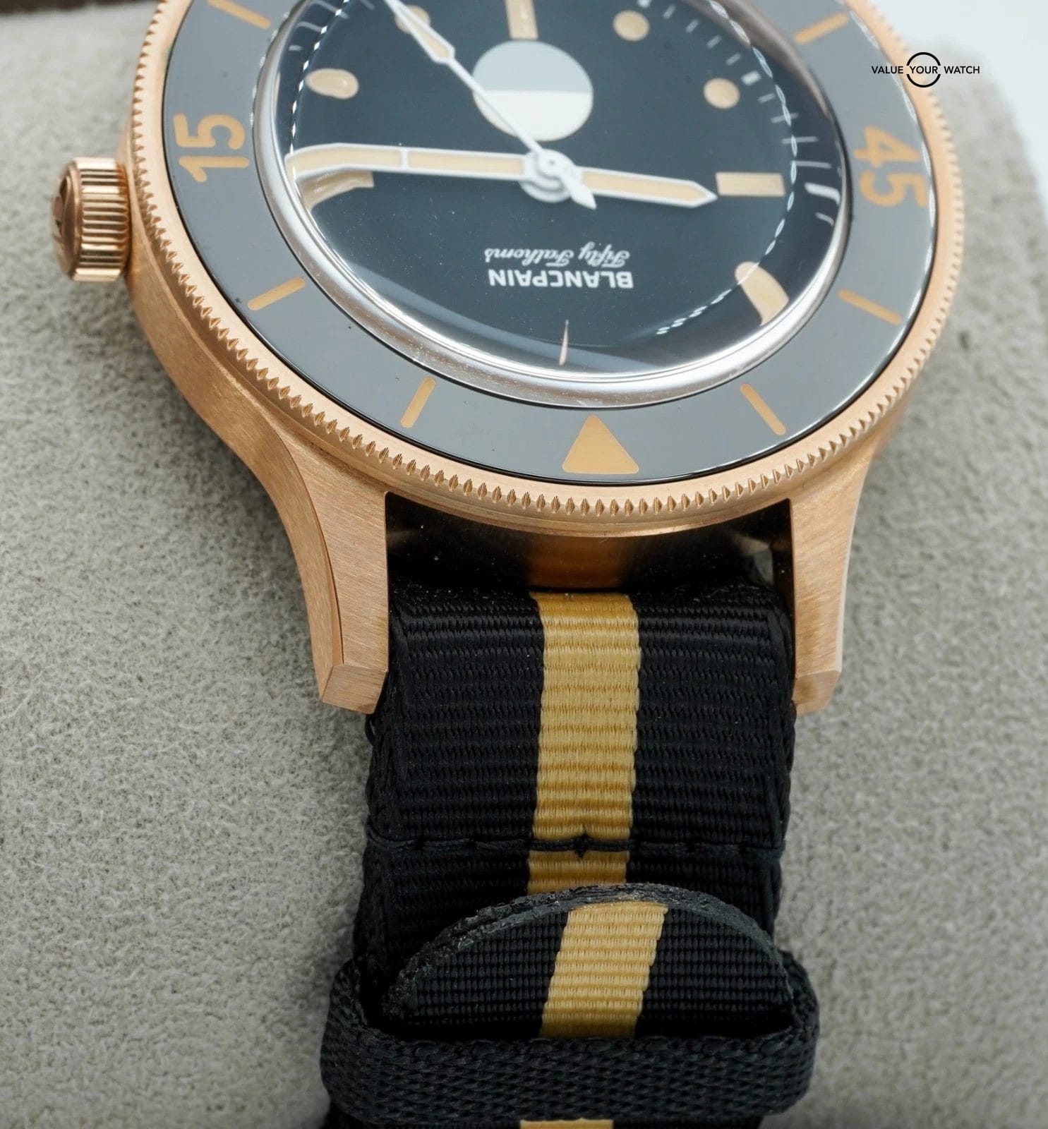 Blancpain Fifty Fathoms 70th Anniversary Act 3 Bronze Gold HELMET/PAPERS! - Image 6