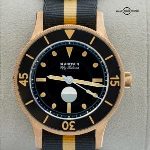 Blancpain Fifty Fathoms 70th Anniversary Act 3 Bronze Gold HELMET/PAPERS!