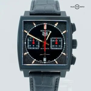 Tag Heuer Monaco 39mm “Dark Lord” CBL2180.FC6497 Automatic BOXES/PAPERS!