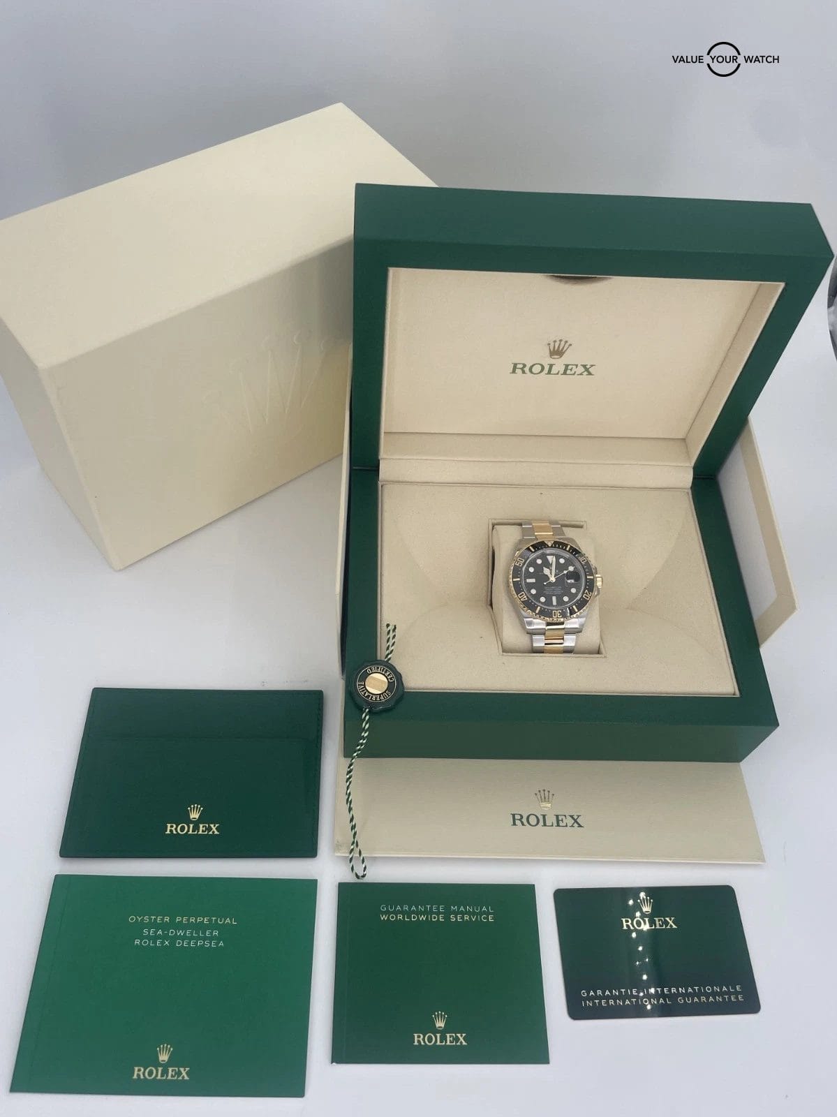 2024 Rolex Sea-Dweller 126603 43mm 18K Two Tone Yellow Gold Black Dial FULL SET! - Image 4