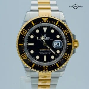2024 Rolex Sea-Dweller 126603 43mm 18K Two Tone Yellow Gold Black Dial FULL SET!