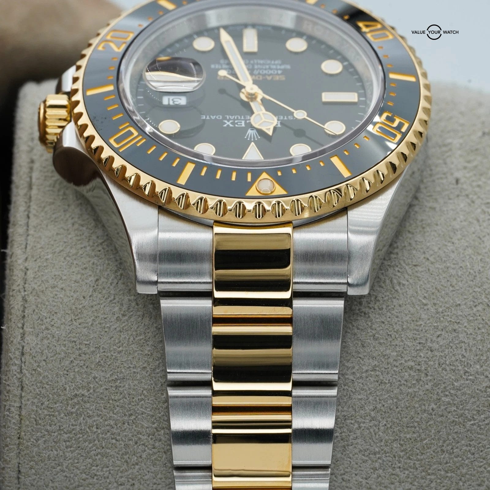2024 Rolex Sea-Dweller 126603 43mm 18K Two Tone Yellow Gold Black Dial FULL SET! - Image 15