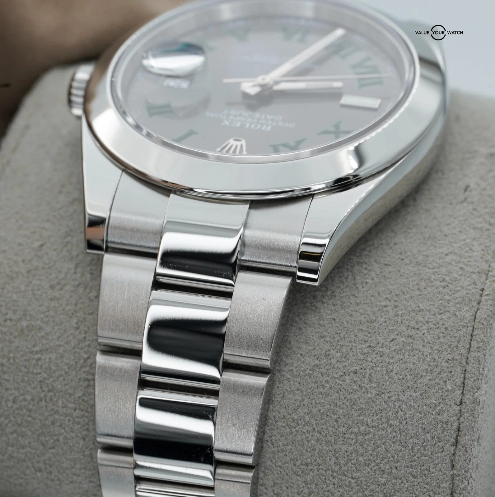 2024 Rolex Datejust 41mm Wimbledon 126300 Stainless Steel BOXES/PAPERS! - Image 11