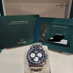 2024 Unworn STICKERS Rolex Daytona 126529LN ‘Le Mans’ White Gold Black Dial