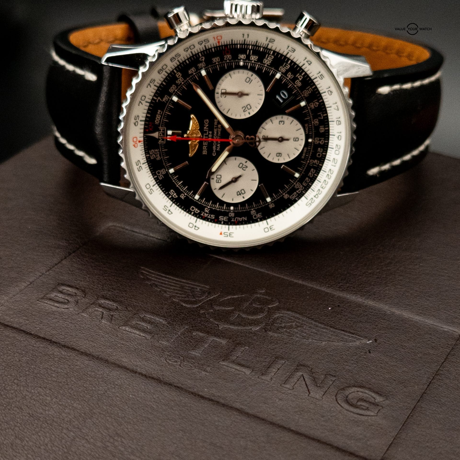Breitling Navitimer 01 2017 43mm Complete Set - Watch | Papers | Box |+ 4 Extra Straps | AB0120 - Image 3
