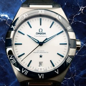 Omega Constellation Chronometer 2024 Chronometer White Dial Blue 131.33.41.21.04.001