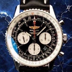 Breitling Navitimer 01 2017 43mm Complete Set – Watch | Papers | Box |+ 4 Extra Straps | AB0120
