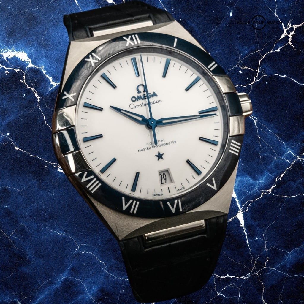 Omega Constellation Chronometer 2024 Chronometer White Dial Blue 131.33.41.21.04.001 - Image 7