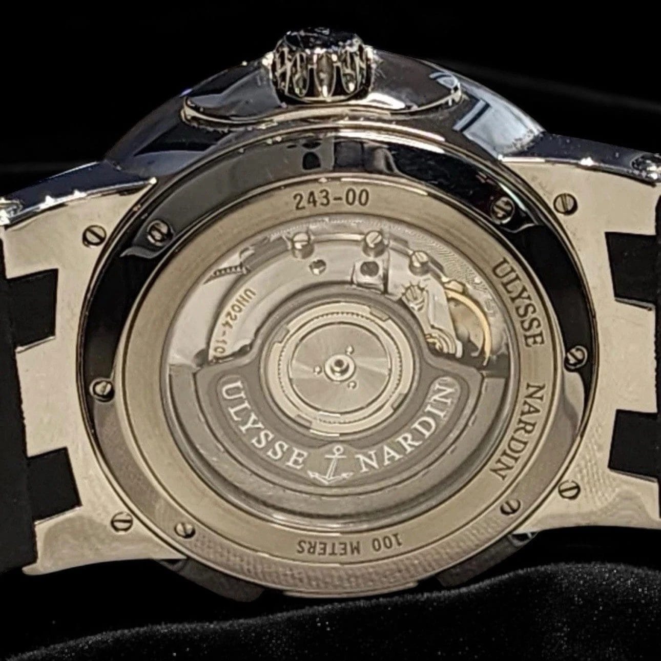 Ulysse Nardin Executive Dual Time 243-00, 43mm, Full Set, Steel & Black Ceramic - Image 8