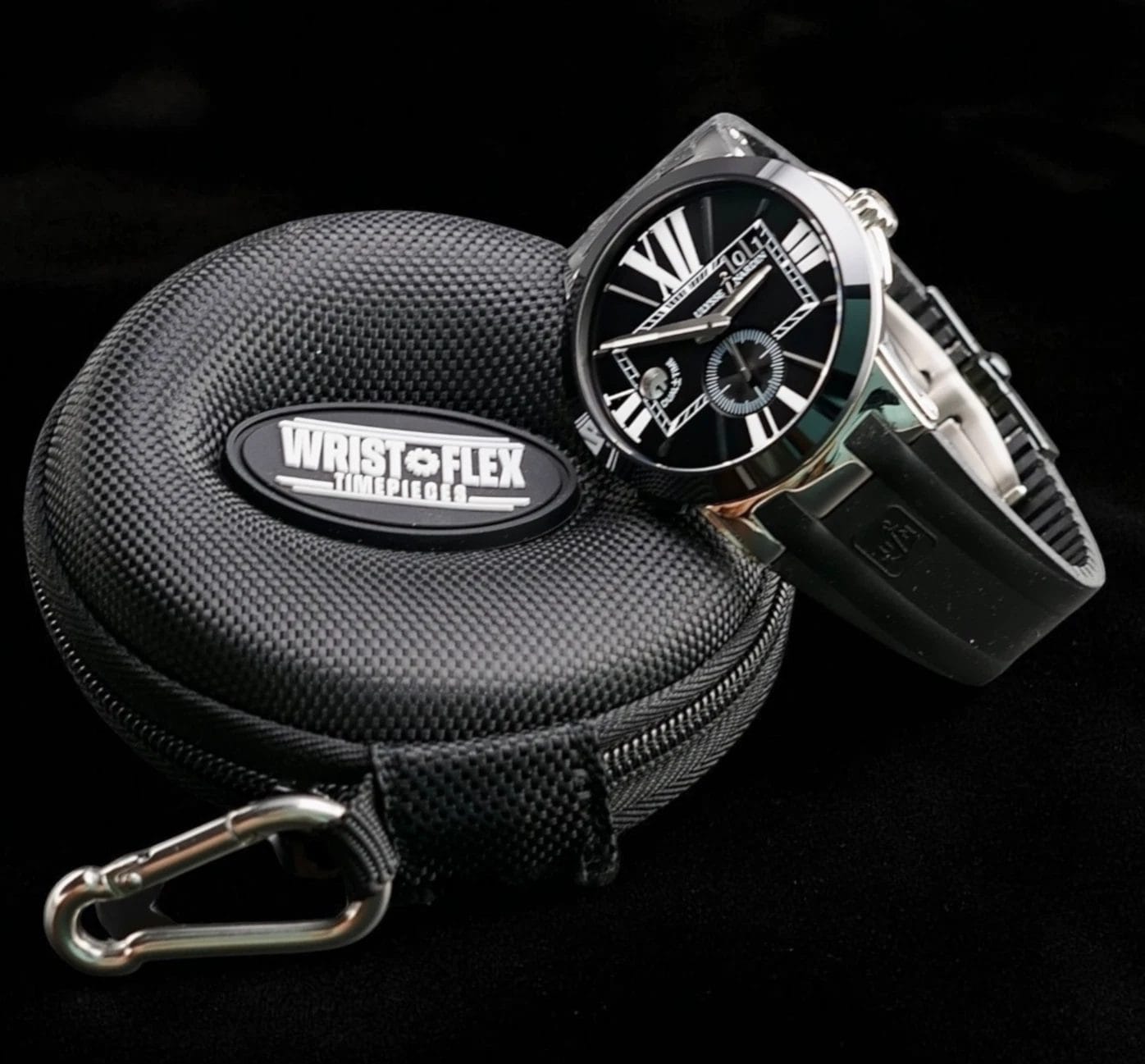 Ulysse Nardin Executive Dual Time 243-00, 43mm, Full Set, Steel & Black Ceramic - Image 11