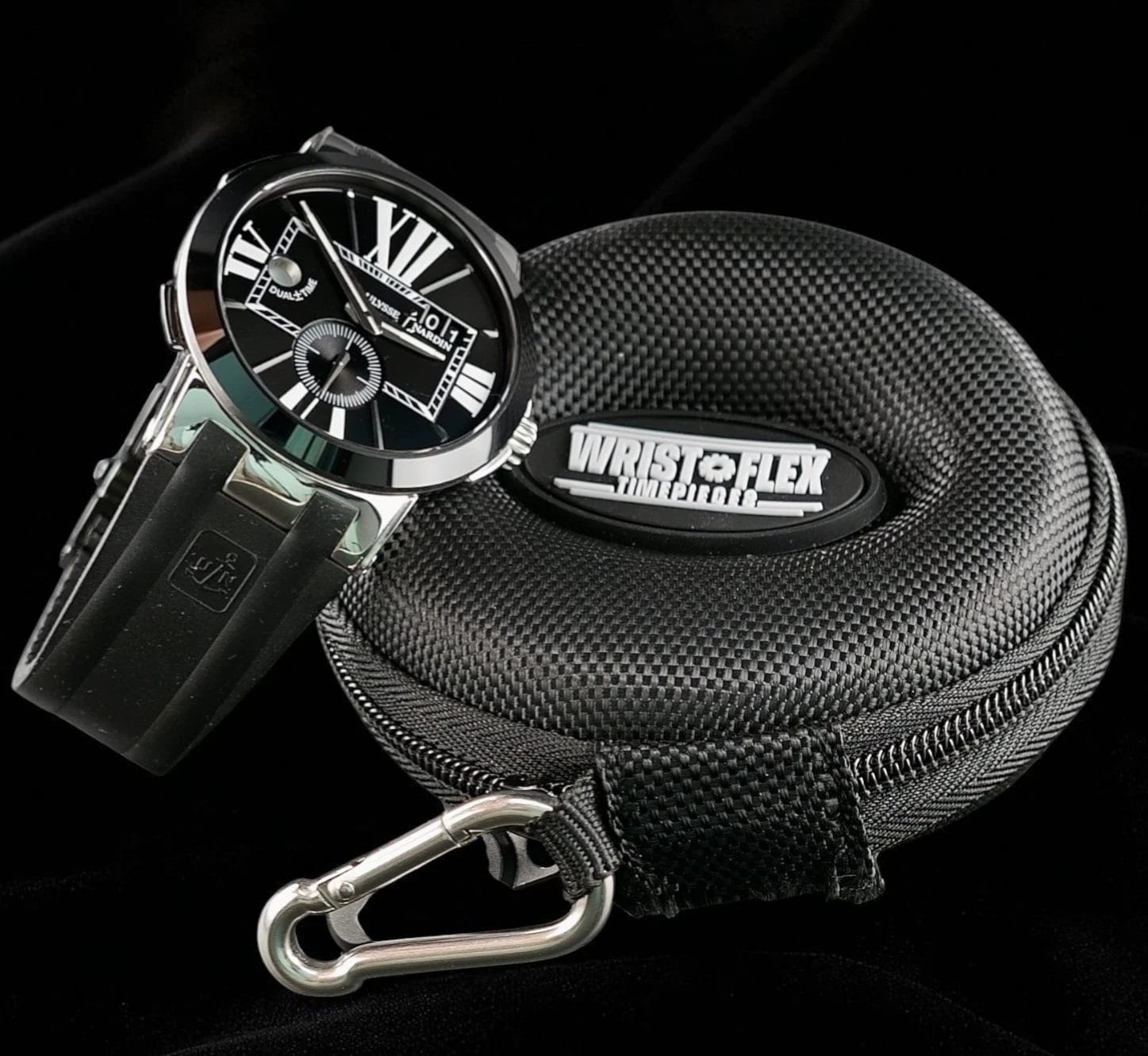 Ulysse Nardin Executive Dual Time 243-00, 43mm, Full Set, Steel & Black Ceramic - Image 12