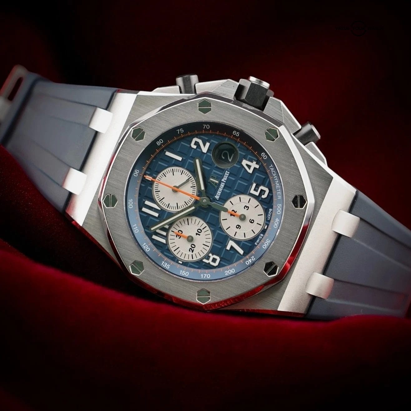 Audemars Piguet Royal Oak Offshore 26470ST Navy Blue Dial 42mm β Box & WFT Kit - Image 3