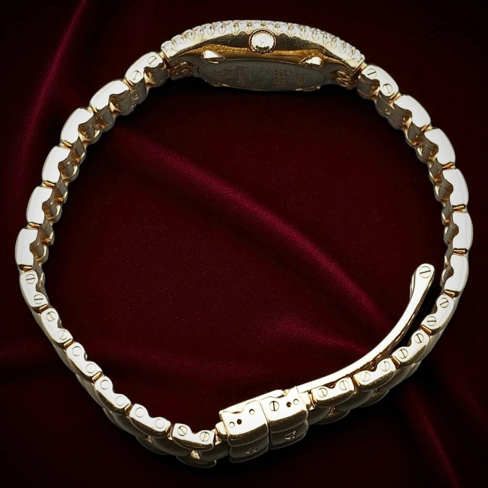 Ebel Beluga 18k Gold 24mm Diamond Watch Bracelet w/ Mother of Pearl Dial 866969 - Image 2