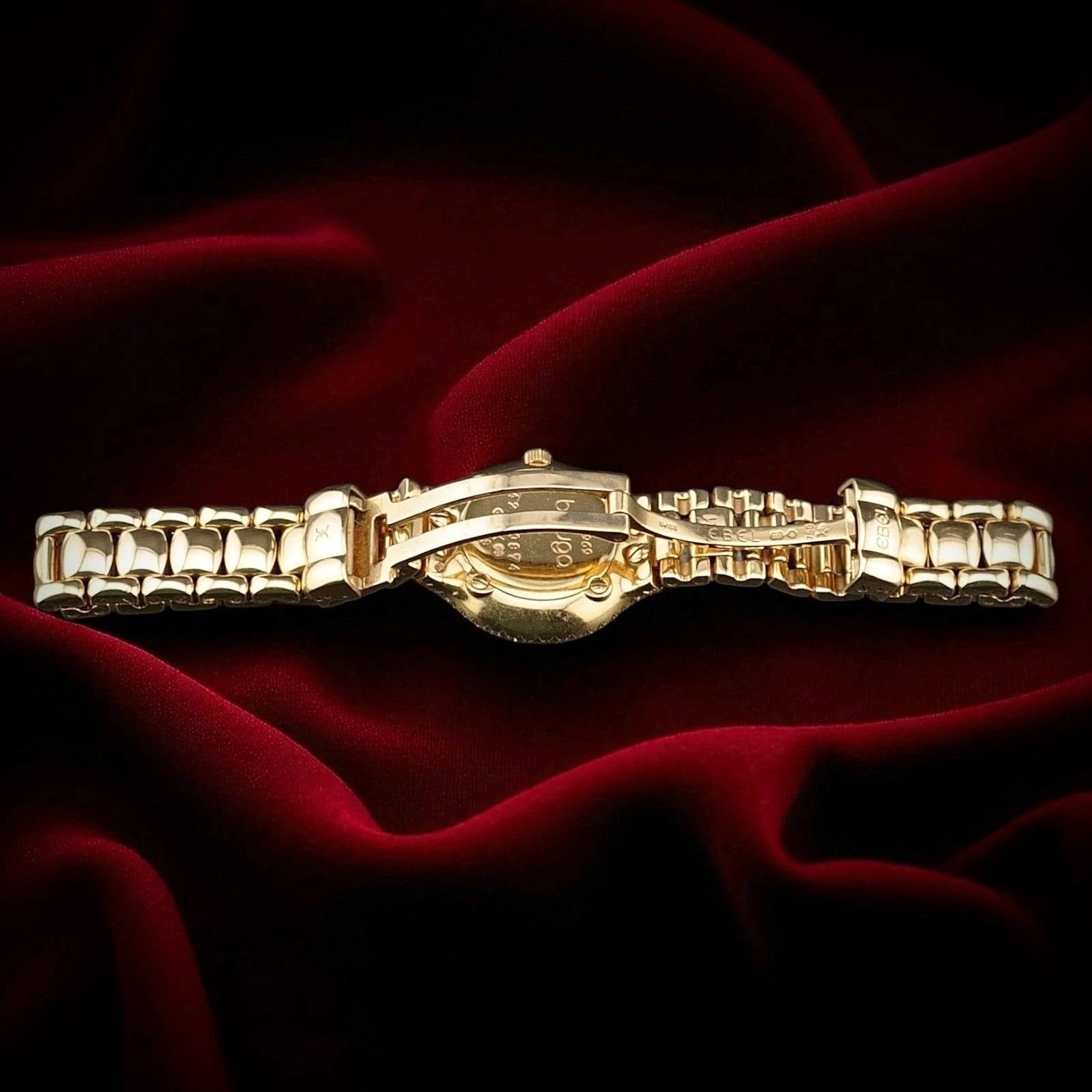 Ebel Beluga 18k Gold 24mm Diamond Watch Bracelet w/ Mother of Pearl Dial 866969 - Image 5
