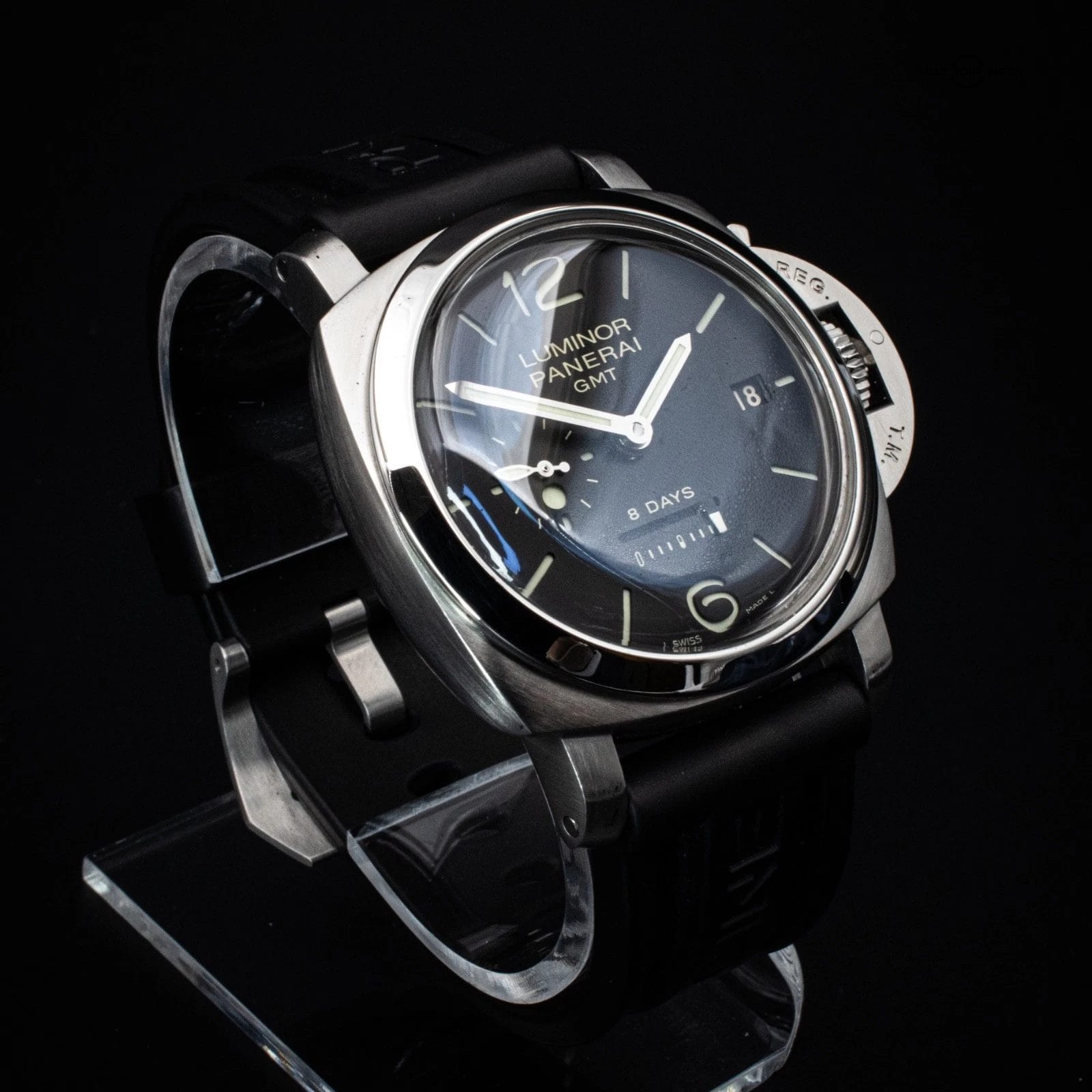 Panerai 44mm Luminor 1950 8 Days GMT Dot Dial, Ref. PAM00233 with Box & Papers - Image 3