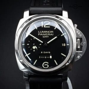 Panerai 44mm Luminor 1950 8 Days GMT Dot Dial, Ref. PAM00233 with Box & Papers