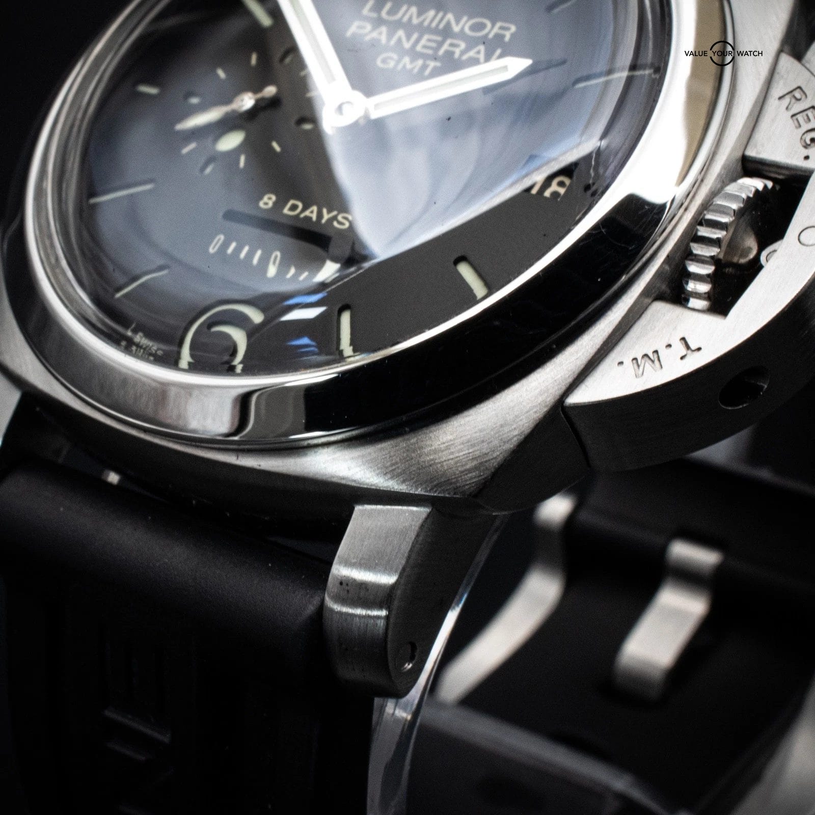 Panerai 44mm Luminor 1950 8 Days GMT Dot Dial, Ref. PAM00233 with Box & Papers - Image 7