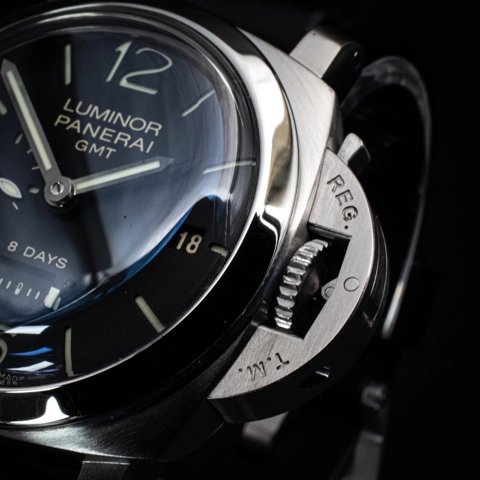 Panerai 44mm Luminor 1950 8 Days GMT Dot Dial, Ref. PAM00233 with Box & Papers - Image 12