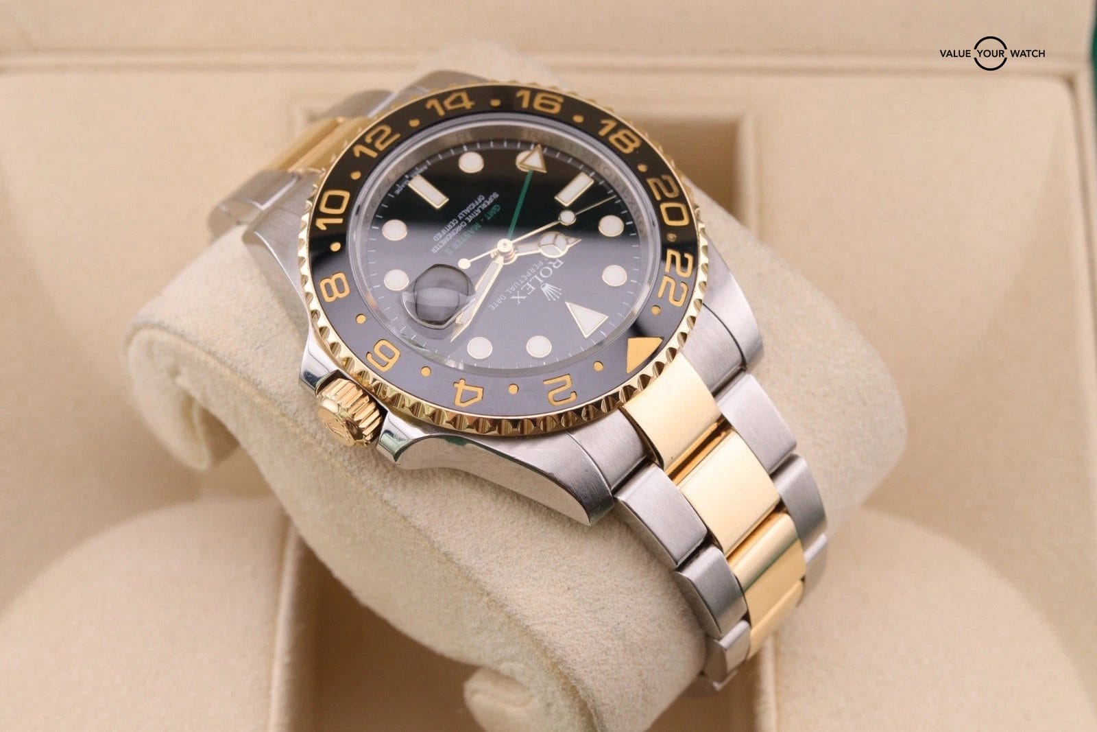 Rolex GMT-Master II 40mm Two-Tone Black Dial 116713LN 2013 Card 18k gold - Image 11