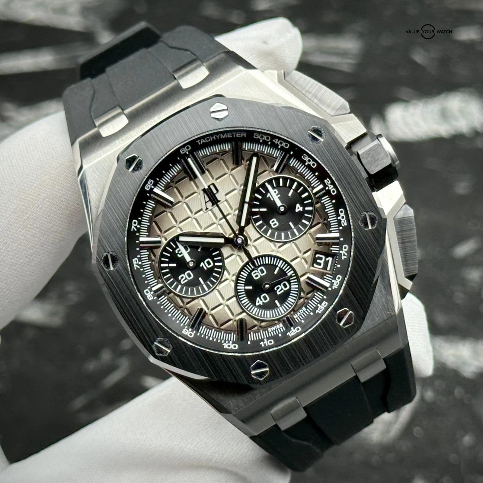 Audemars Piguet Royal Oak Offshore Chronograph 26420S0.00.A600CA.01 Smoke Dial43 - Image 18
