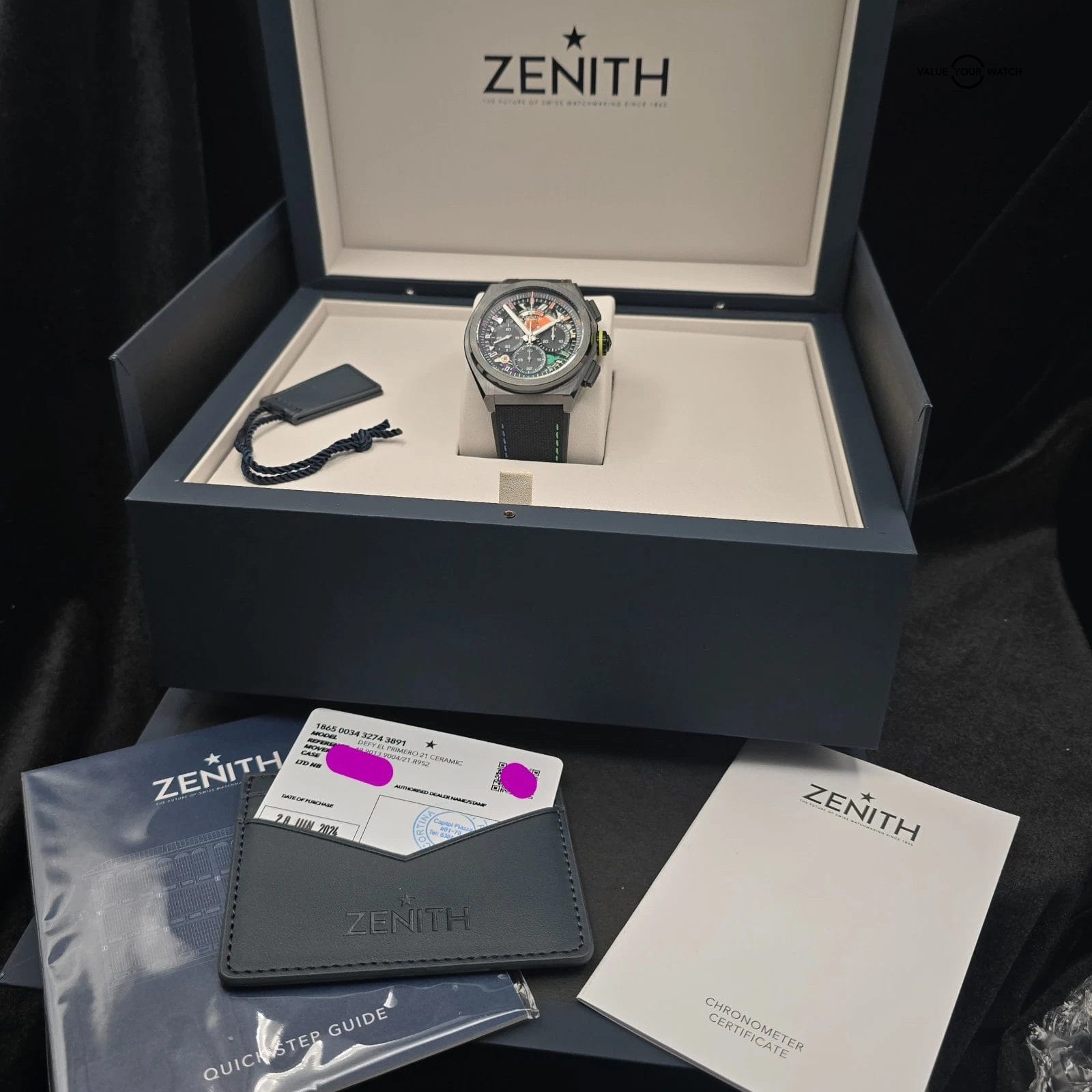 Zenith Defy El Primero 21 Chroma II Limited Edition 1 of 500 Units Full Set 2024 - Image 2