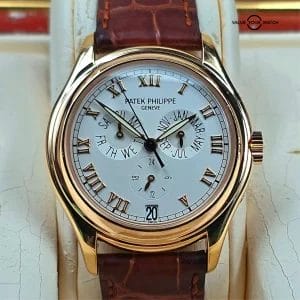 Patek Annual Calendar Complications in 37mm of 18k yellow gold. Ref. 5035J