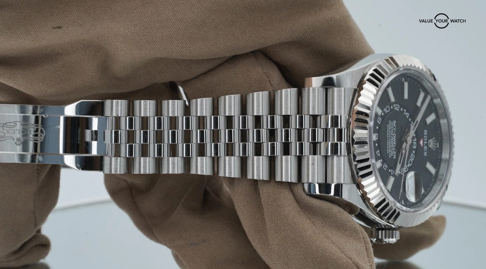 2022 Rolex Sky-Dweller Black Dial Jubilee Stainless Steel 326934 BOXES/PAPERS! - Image 13