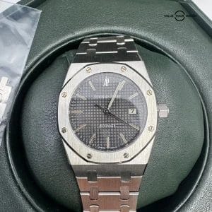 1998 BOX PAPERS MINT Vintage Grey Dial Royal Oak 33mm Unisex/Men’s