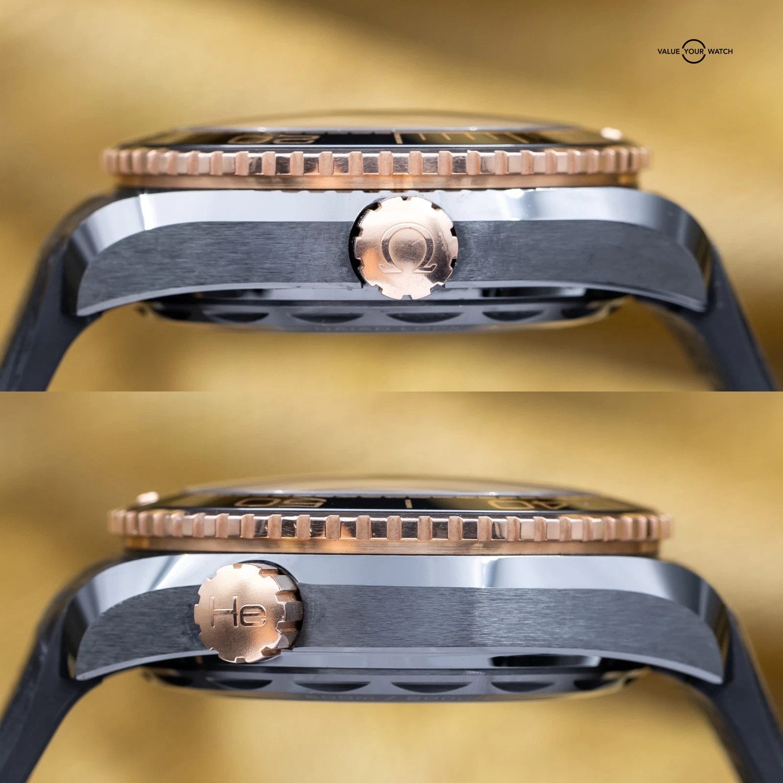 Omega Seamaster Planet Ocean 600M Ceramic Sedna Gold 45.5mm 215.63.46.22.01.001 - Image 8