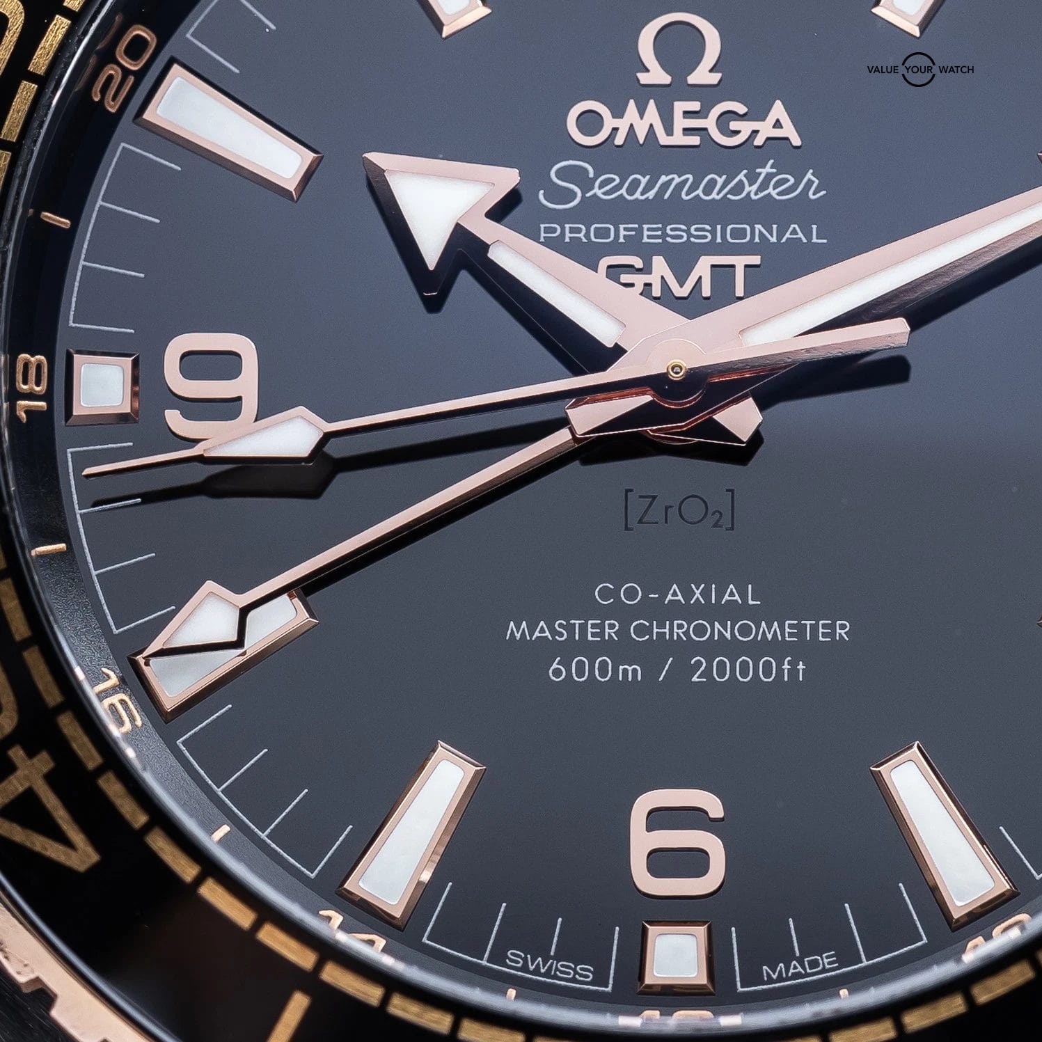 Omega Seamaster Planet Ocean 600M Ceramic Sedna Gold 45.5mm 215.63.46.22.01.001 - Image 10