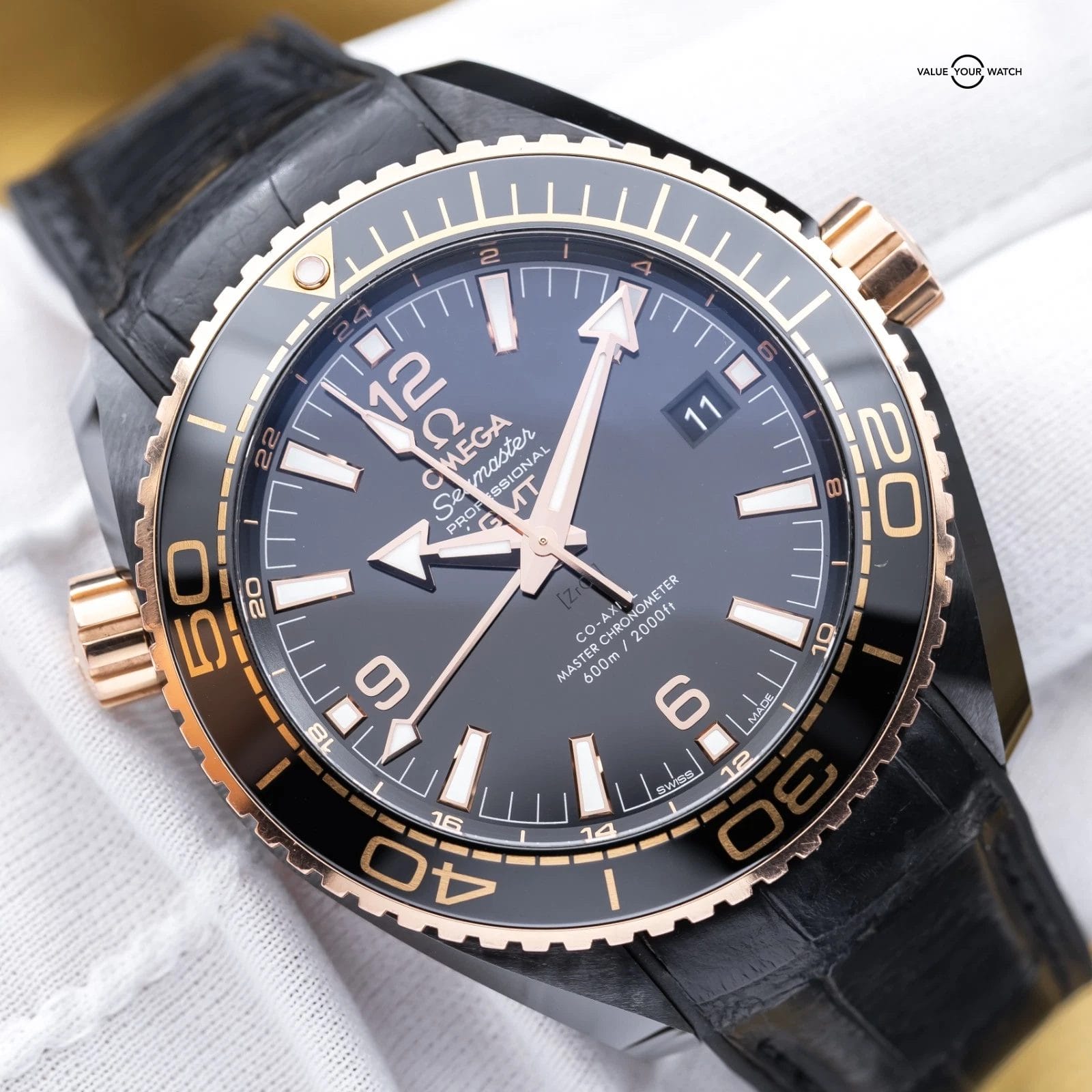 Omega Seamaster Planet Ocean 600M Ceramic Sedna Gold 45.5mm 215.63.46.22.01.001 - Image 18