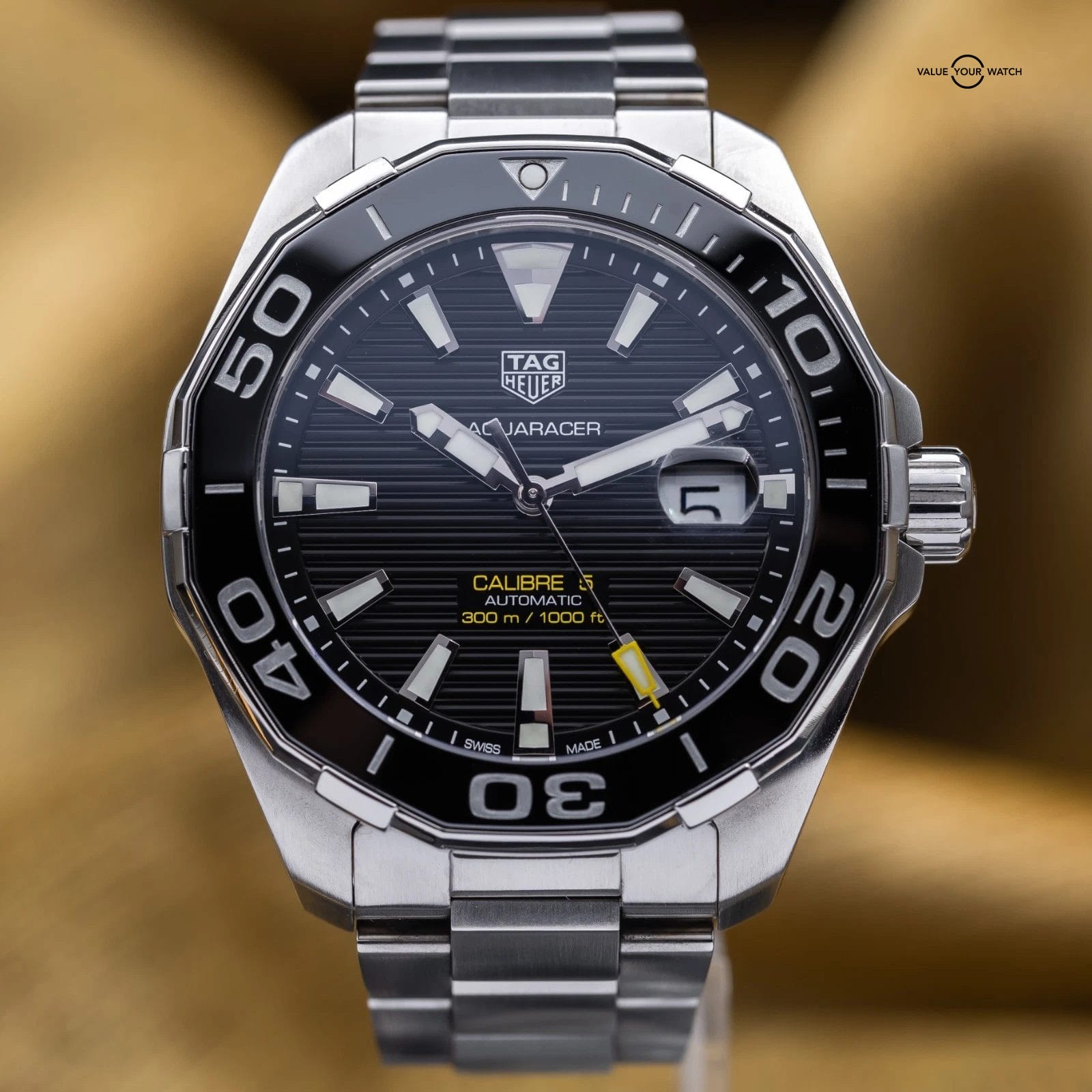 TAG Heuer Aquaracer 43 Calibre 5 Automatic 43mm Ceramic WAY201A.BA0927 Full Set