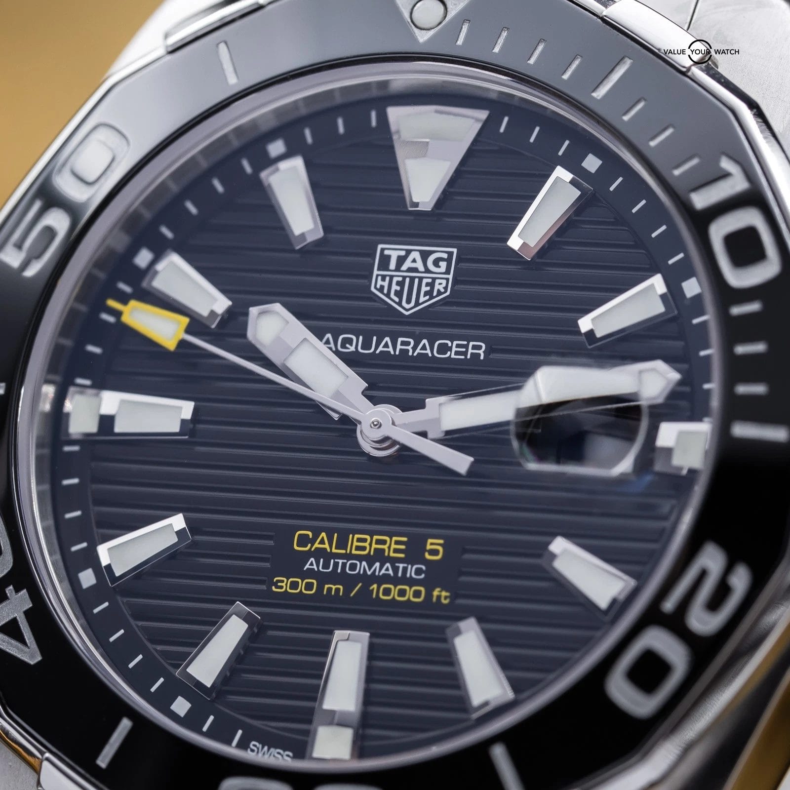 TAG Heuer Aquaracer 43 Calibre 5 Automatic 43mm Ceramic WAY201A.BA0927 Full Set - Image 7