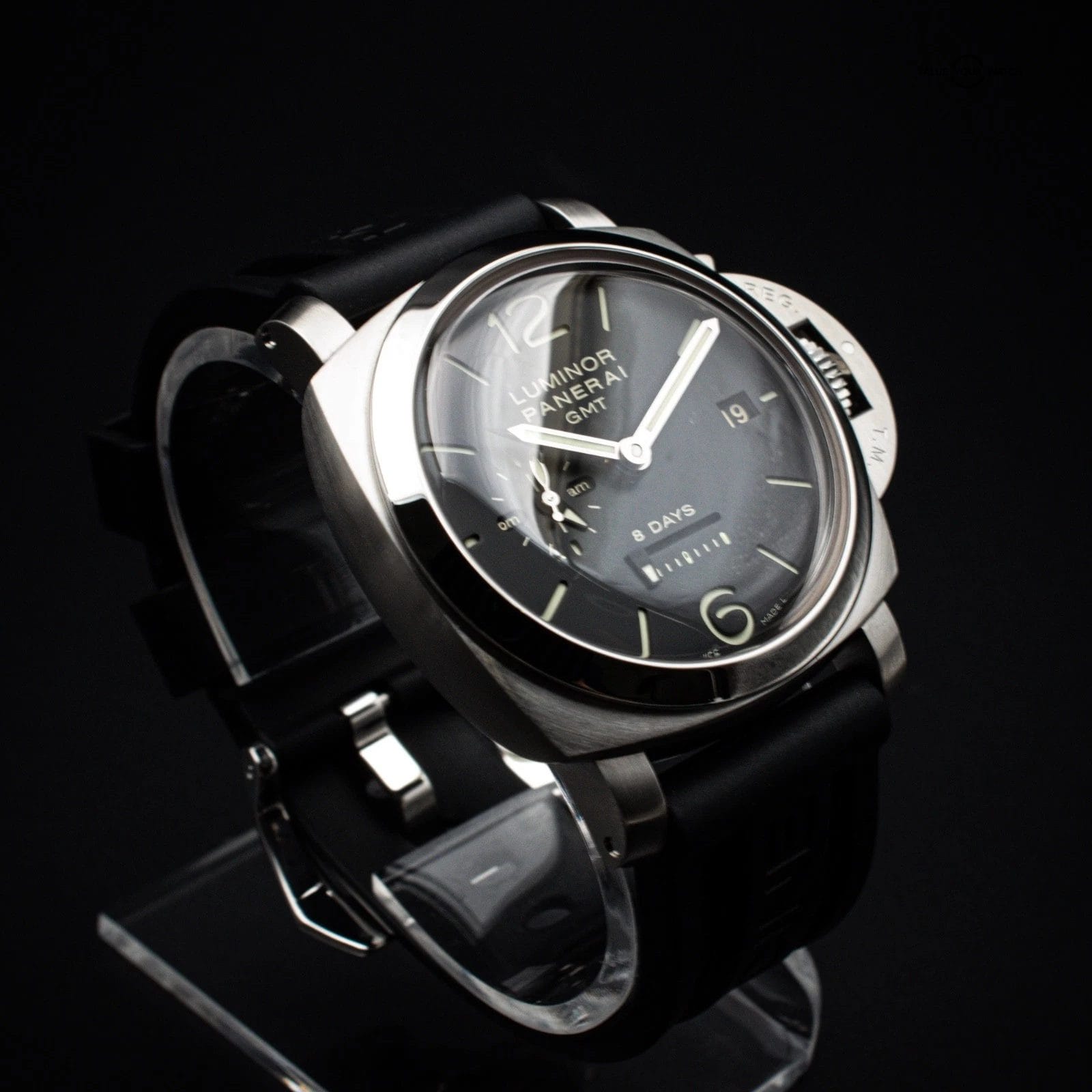 Panerai 44mm Luminor 1950 8 Days GMT, Ref. PAM00233 with Box & Papers - Image 13