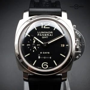 Panerai 44mm Luminor 1950 8 Days GMT, Ref. PAM00233 with Box & Papers
