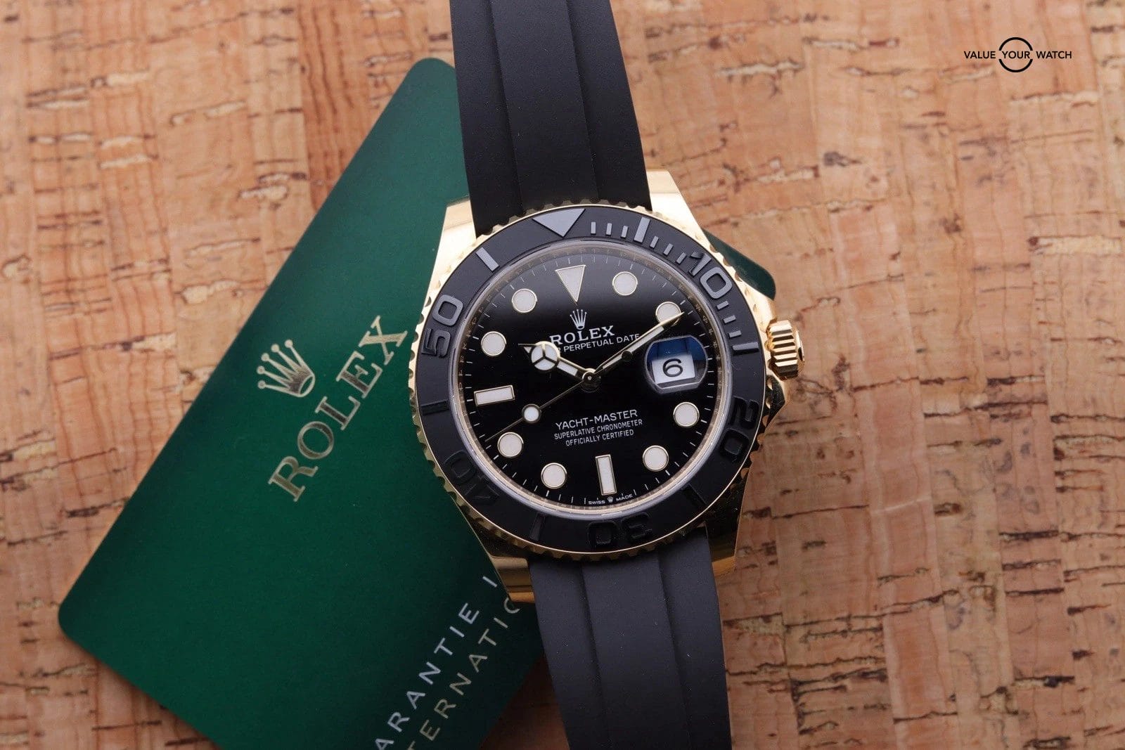 2025 Rolex Yachtmaster 42 Yellow Gold | ref. 226658 | E - G Straps - Image 3