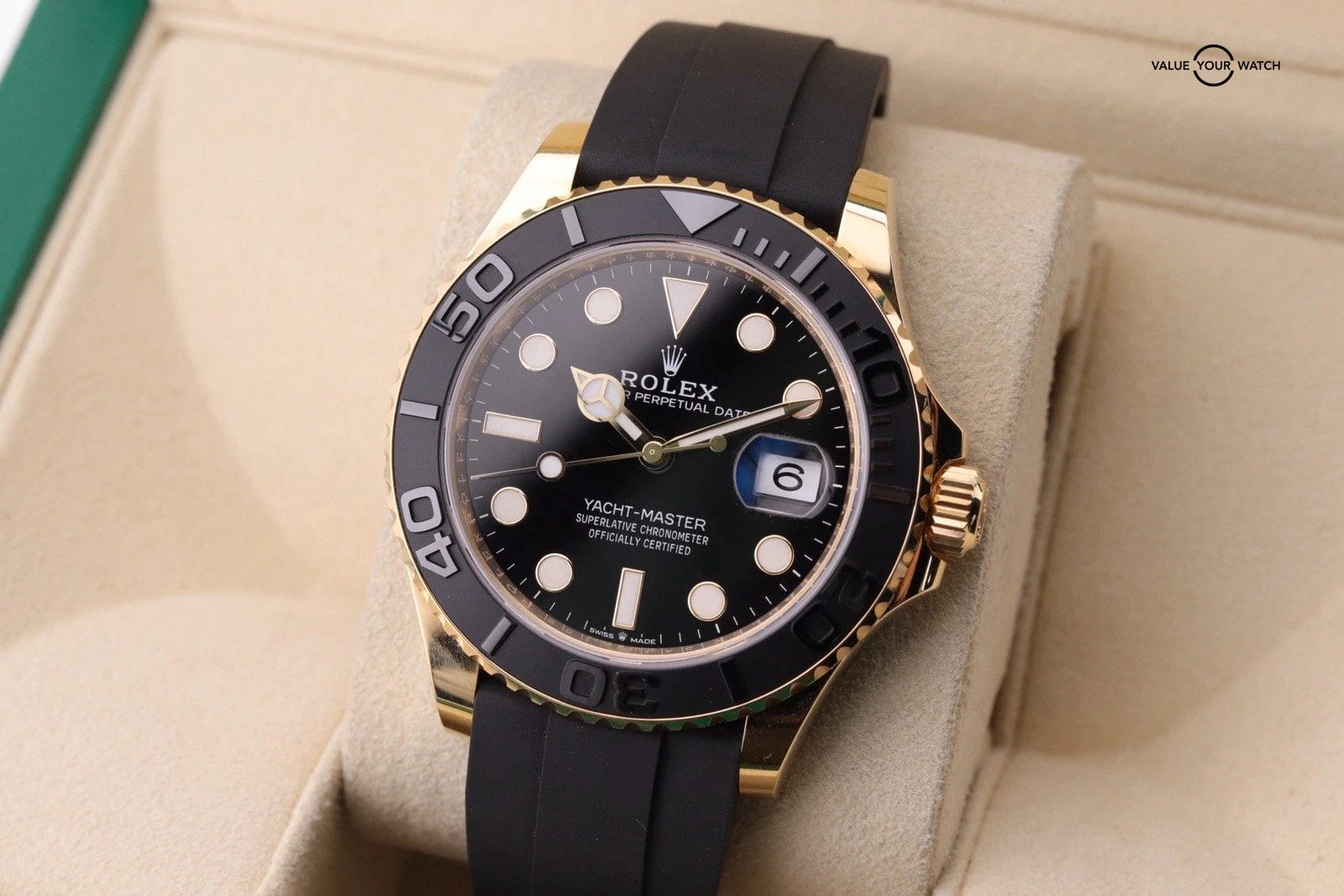 2025 Rolex Yachtmaster 42 Yellow Gold | ref. 226658 | E - G Straps - Image 9