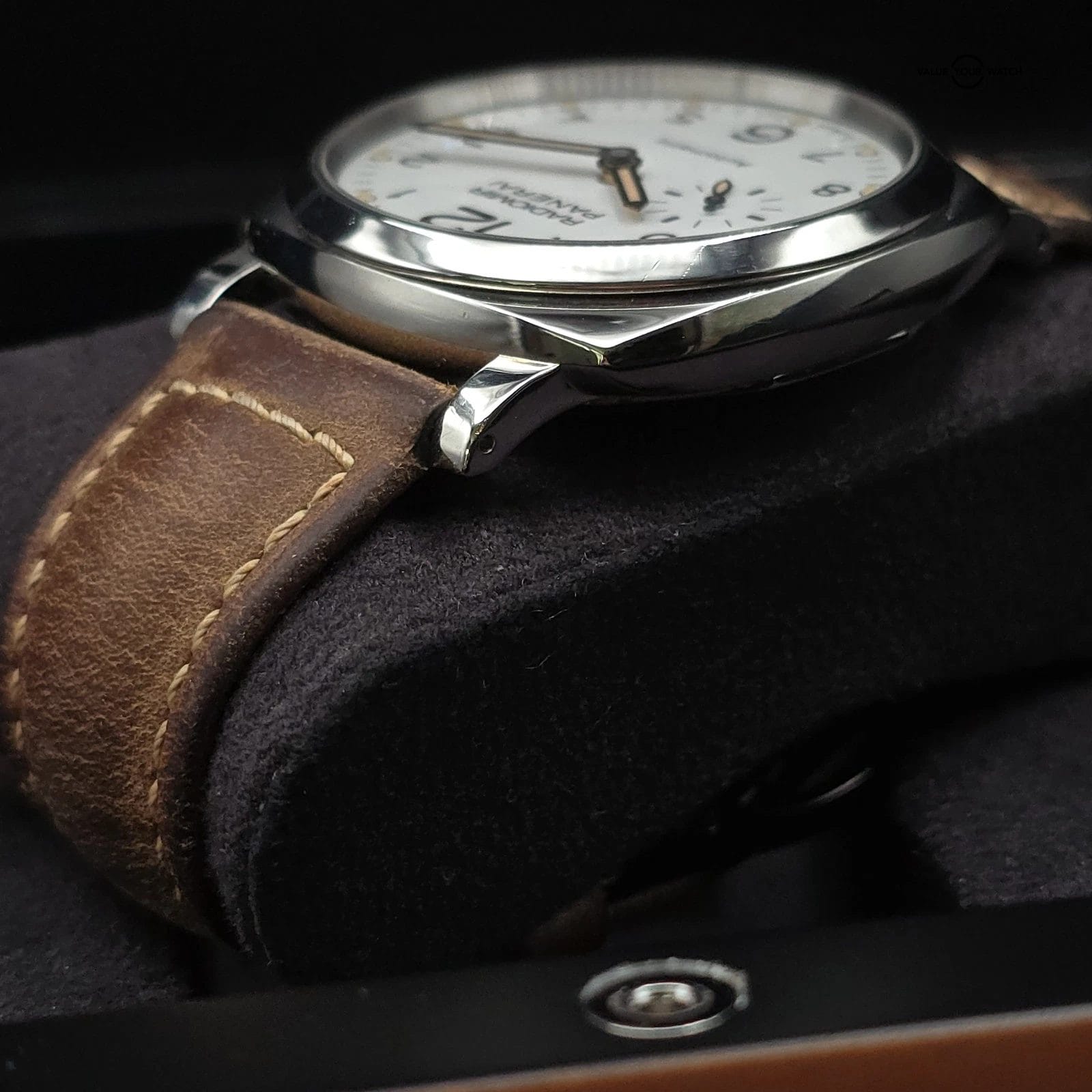 Panerai Radiomir White Dial Solid Lugs Extra Straps! PAM00655 Pam 655 - Image 5