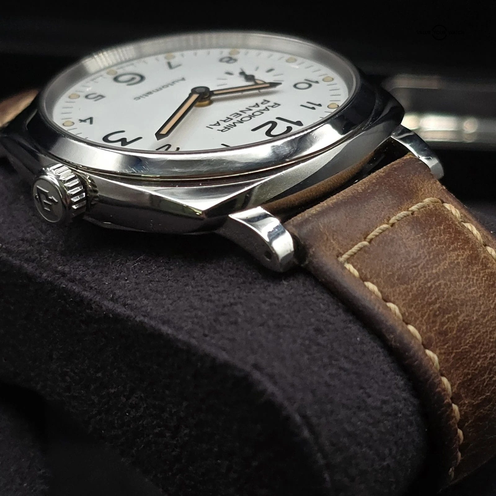 Panerai Radiomir White Dial Solid Lugs Extra Straps! PAM00655 Pam 655 - Image 7