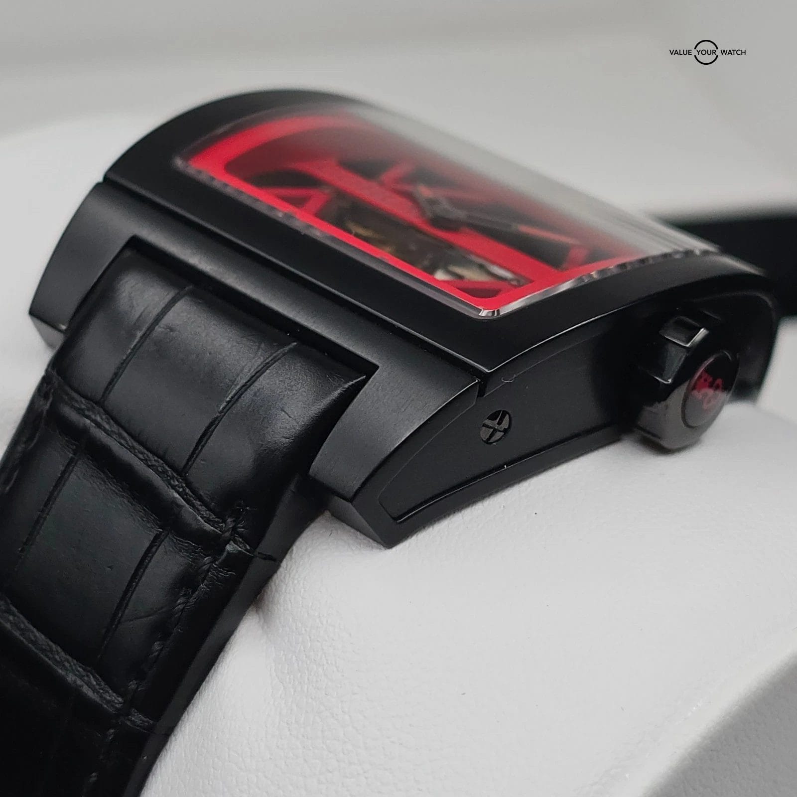 Corum Bridges Ti-Bridge Titanium Black/red Limited Edition Full set Serviced! - Image 2