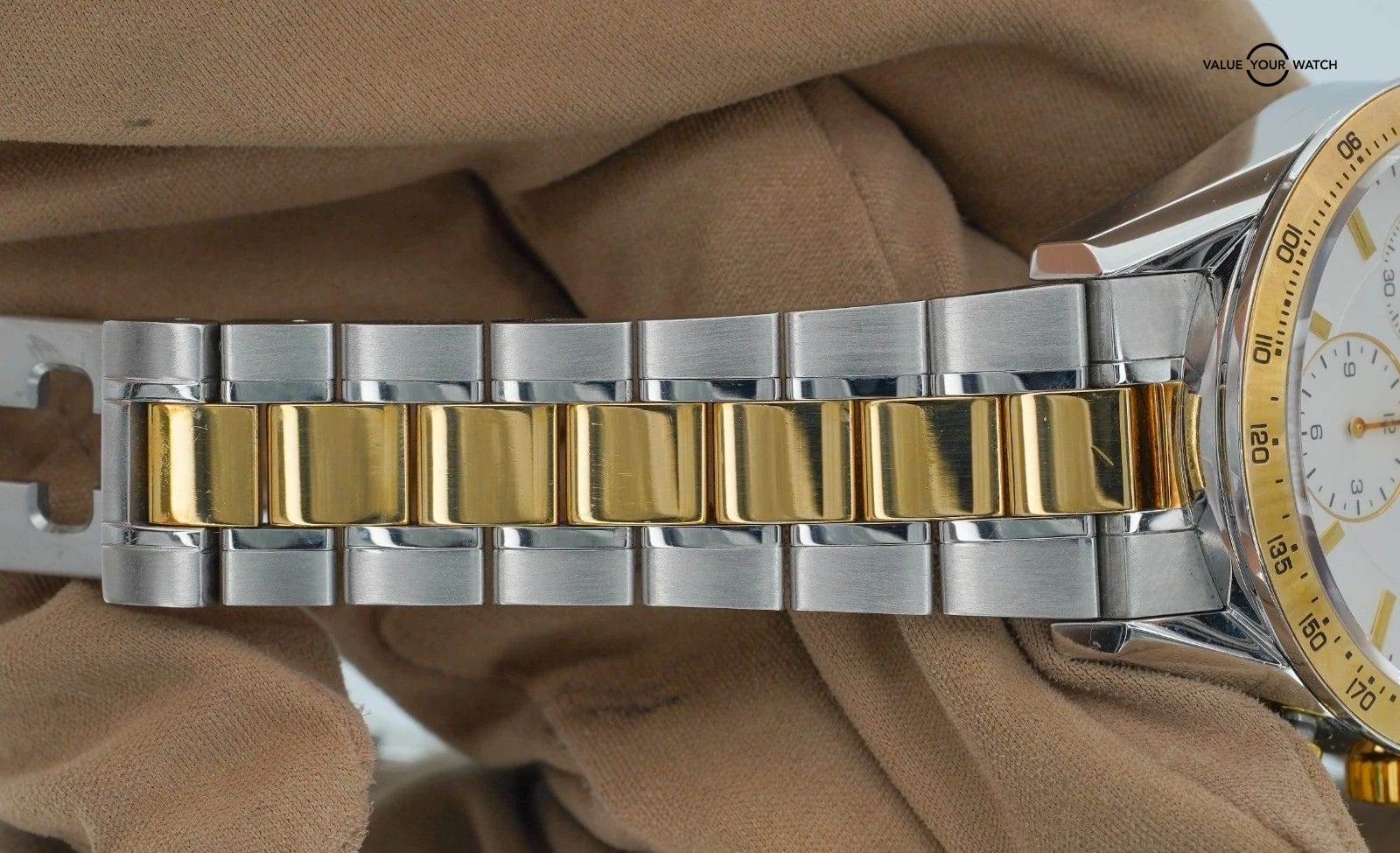 Tag Heuer Carrera Steel Yellow Gold Chronograph 41mm CV2050! - Image 6