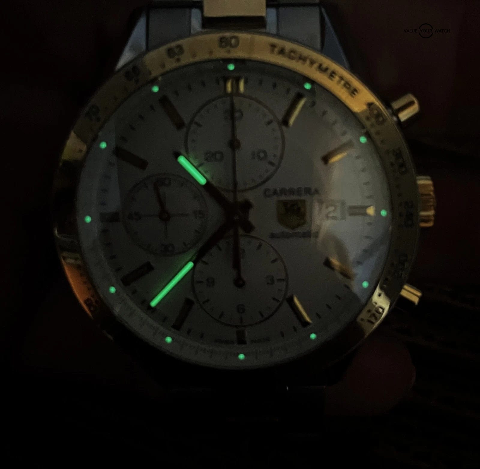 Tag Heuer Carrera Steel Yellow Gold Chronograph 41mm CV2050! - Image 14