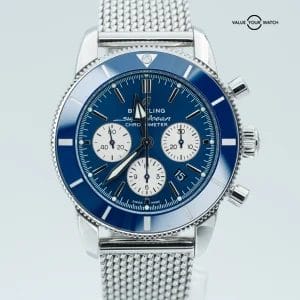 Breitling Superocean Heritage II AB0162 Chronograph B01 Blue Dial BOX/PAPERS!