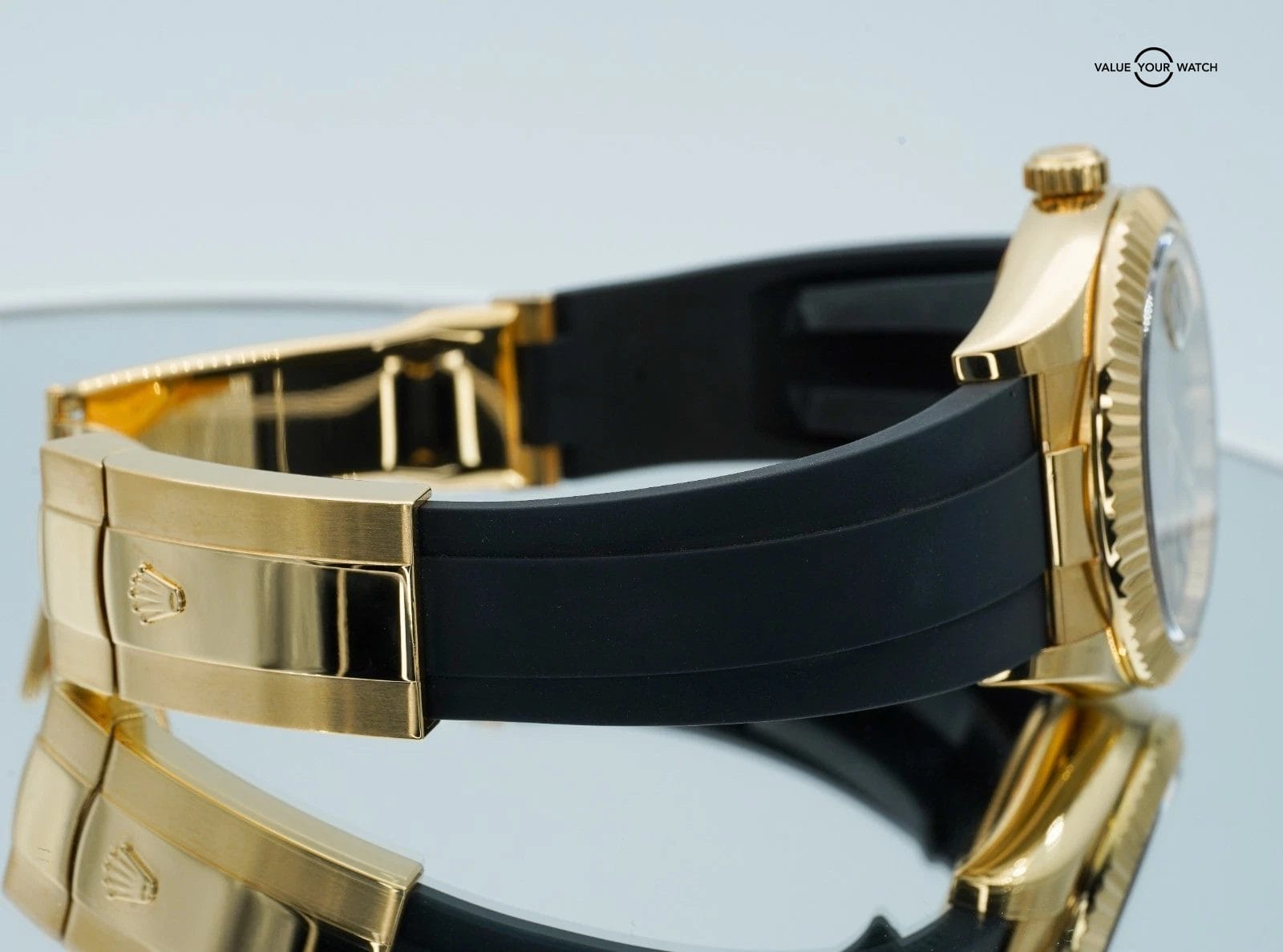 Rolex Sky-Dweller 42mm Yellow Gold Black Dial 326238 Oysterflex BOXES/PAPERS! - Image 5