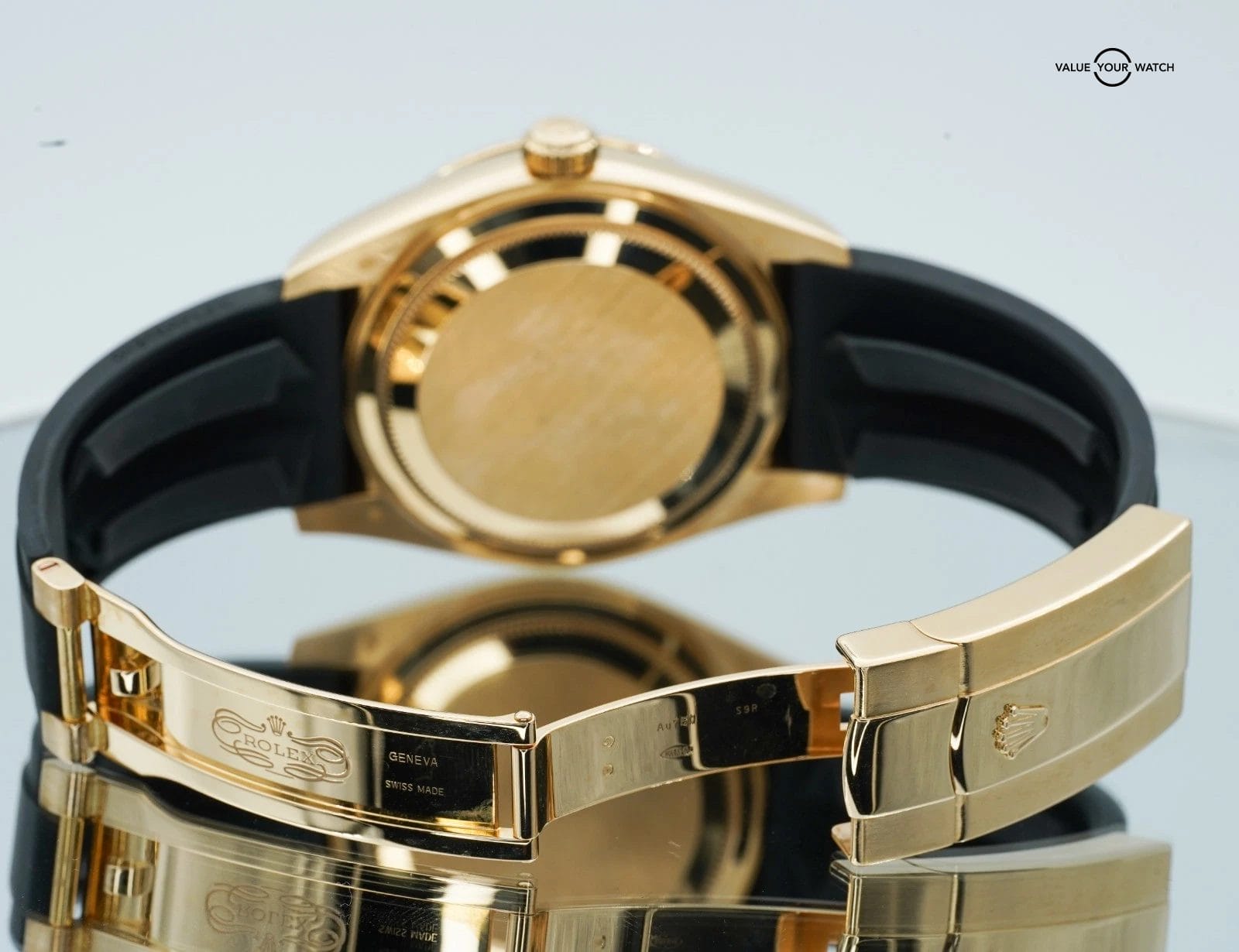 Rolex Sky-Dweller 42mm Yellow Gold Black Dial 326238 Oysterflex BOXES/PAPERS! - Image 12